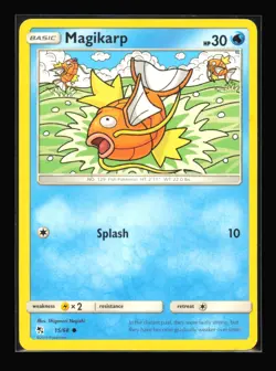 Magikarp 15/68 Hidden Fates Common Pokemon TCG LP - Image 1