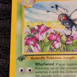 Butterfree 33/64 Jungle 1st Edition Error d Misprint TCG - Image 2