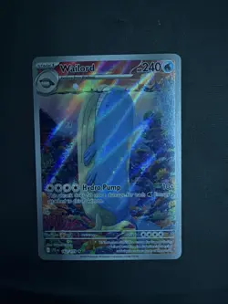 Pokemon TCG Wailord 162/159 Illustration Rare Journey Together NM/Mint Condition - Image 1