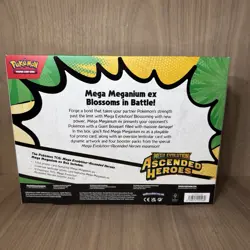Pokemon TCG: Mega Evolution—Ascended Heroes Mega Meganium EX Box Sealed - Image 2