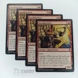 Boarding Party x4 Playset 4x MTG Magic the Gathering Commander Legends CMR - Image 1