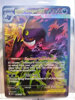 Pokemon TCG Mega Gengar Ex 284/217 Special Illustration Rare SIR Ascended Heroes - Image 1