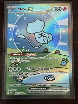 Bubble Mew ex 232/091 Paldean Fates SIR Full Art Holo - Image 1