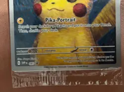 Pokemon Pikachu with Grey Felt Hat SVP 085 Van Gogh Promo Factory Sealed - Image 2