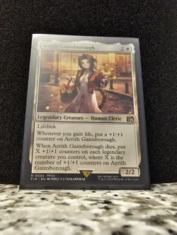 Final Fantasy MTG - Aerith Gainsborough Rare Non-Foil (Near Mint) - Image 1
