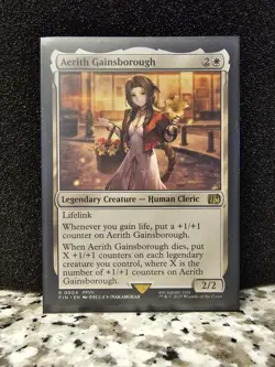 Final Fantasy MTG - Aerith Gainsborough Rare Non-Foil (Near Mint) - Image 2
