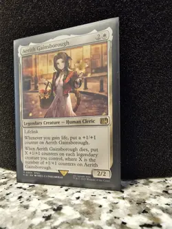 Final Fantasy MTG - Aerith Gainsborough Rare Non-Foil (Near Mint) - Image 3