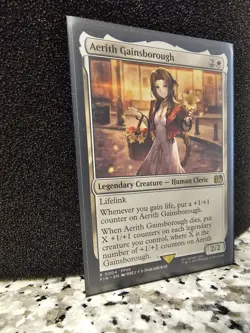 Final Fantasy MTG - Aerith Gainsborough Rare Non-Foil (Near Mint) - Image 4