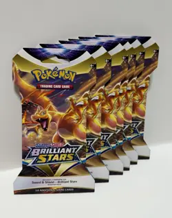Brilliant Stars Sleeved Booster Pack Sealed Pokemon TCG Sword & Shield 820650809972 - Image 2