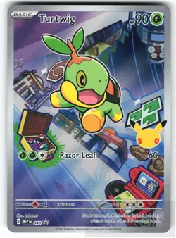 POKEMON TURTWIG 040 ME: MEGA EVOLUTION PROMO HOLO NM - Image 1