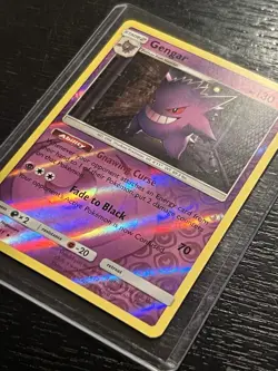 Pokemon Gengar 38/111 Reverse Holo Rare Crimson Invasion LP - Image 2