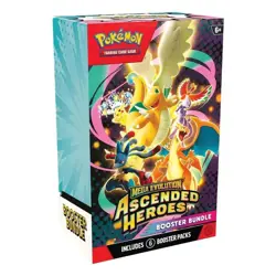 Pokemon TCG Ascended Heroes Booster Bundle 6 Packs Factory Sealed Mega Evolution - Image 1