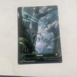 Forest (Borderless) #266 Edge of Eternities (EOE) MTG NM - Image 1