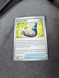 Paradox Rift - Snorlax Doll 175/182 - TCG Pokemon Card - Image 1