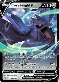 Corviknight V Holo Promo SWSH: Sword & Shield Promo Cards SWSH200 NM - Image 1
