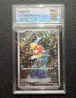 Pokemon Card - Magikarp 80/73 AR IR SV1A T Triplet Beat 2023 SQC 9.5 [THAI] - Image 1