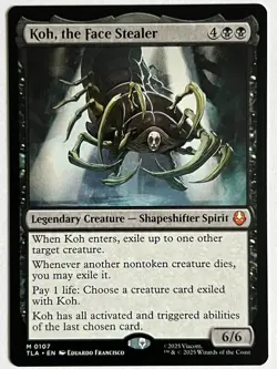 MTG Koh, the Face Stealer - NM - Avatar the Last Airbender - Image 1