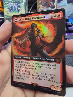 MTG FOIL Clive, Ifrit's Dominant (Extended Art) - FINAL FANTASY (FIN) -C994 - Image 2