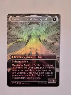 Venat, Heart of Hydaelyn - R0329 Foil (Borderless) - Final Fantasy - MTG - NM - Image 2