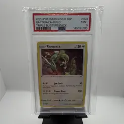 Pokemon TCG Rayquaza SWSH029 SWSH Sword & Shield Promo Holo 2020 PSA 9 - Image 1