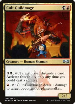 Cult Guildmage 2x FOIL RNA MTG Ravnica Allegiance Uncommon MINT black red - Image 1