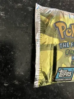 Pokemon 1999 The First Movie Topps Booster Pack Black Logo New Tamper Sealed - Image 3