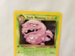 2000 Pokemon 1st Editions! 2 Lot Rares! Dark Hypno & Weezing Team Rocket (LP) - Image 4