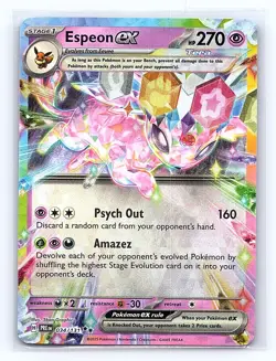 Espeon ex 034/131 Holo Double Rare Prismatic Evolutions Pokemon Near Mint - Image 1