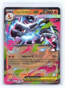 Mega Charizard X ex 013/094 Double Rare Phantasmal Flames Pokemon Near Mint - Image 1