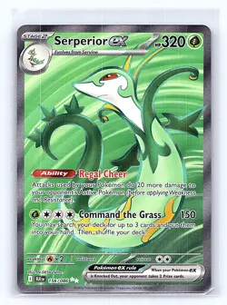 Serperior ex 156/086 Holo Ultra Rare Black Bolt Pokemon Near Mint - Image 1