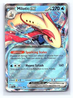 Milotic ex 042/191 Double Rare Surging Sparks Pokemon Near Mint - Image 1