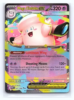 Mega Clefable ex 031/088 Double Rare Perfect Order Pokemon Near Mint - Image 1