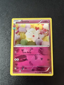 Pokemon TCG Swirlix RC19/32 Generations Uncommon Holo 60 HP Basic - Image 1