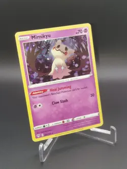 Pokemon TCG Mimikyu 081/189 SWSH - Astral Radiance Cosmo Holo Rare W/ Swirls 💎 - Image 1