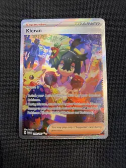Pokemon Kieran - 218/167 SV06: Twilight Masquerade Special Illustration Rare NM - Image 1
