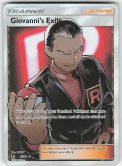 Giovanni's Exile 67/68 Rare Ultra Hidden Fates Pokemon NM - Image 1