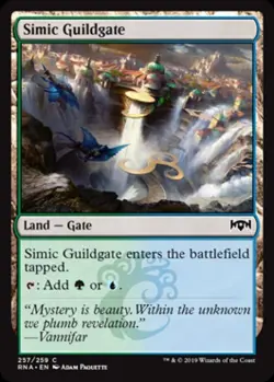 Simic Guildgate - Near Mint MTG Ravnica Allegiance - Image 1