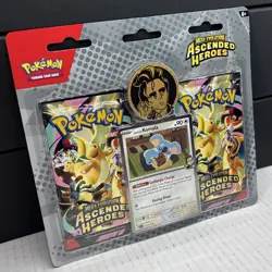 Pokemon TCG Mega Evolution Ascended Heroes Larry’s Komala 2 Pack Blister Sealed - Image 2