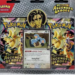 Pokemon TCG Mega Evolution Ascended Heroes Larry’s Komala 2 Pack Blister Sealed - Image 5
