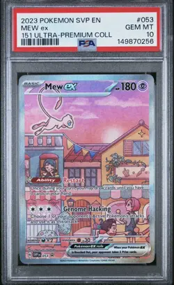 PSA 10 MEW ex 053 | 151 UPC Full Art Promo Pokemon Card - Image 1