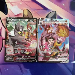 Pokemon TCG | Urshifu V TG18 & VMAX TG19 /TG30 Trainer Gallery X2 Card Bundle - Image 1