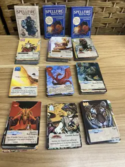 Spellfire Dungeons & Dragons Card Lot 450+ Dragons Vintage CCG 1st & 2nd Edition - Image 5