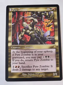 MTG - Pyre Zombie Retro Frame - Dominaria Remastered - Image 1