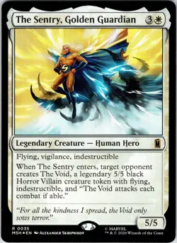 The Sentry, Golden Guardian 35 Marvel Super Heroes Magic: The Gathering Foil NM - Image 1