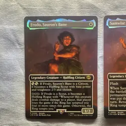 MTG LOTR Tales of Middle-earth The One Ring Foil Promo Lot (4) - Image 2