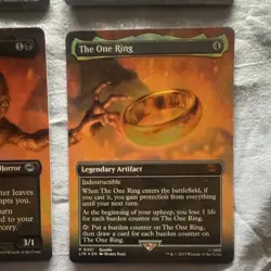 MTG LOTR Tales of Middle-earth The One Ring Foil Promo Lot (4) - Image 5