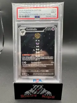 Pokemon TCG Gothitelle 211 Promo White Flare Black Stare PSA 9 2025 - Image 1