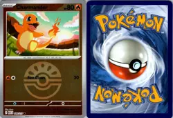 CHARMANDER (FRIEND BALL) 020/217 HOLO C ASCENDED HEROES POKEMON NM/M - Image 3