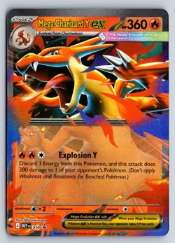 MEGA CHARIZARD Y EX 030 ME: MEGA EVOLUTION PROMO HOLO - Image 1