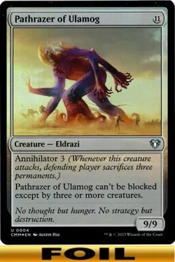 1x - Pathrazer of Ulamog - FOIL #04 - Commander Masters - CUC - NM MTG - Image 1